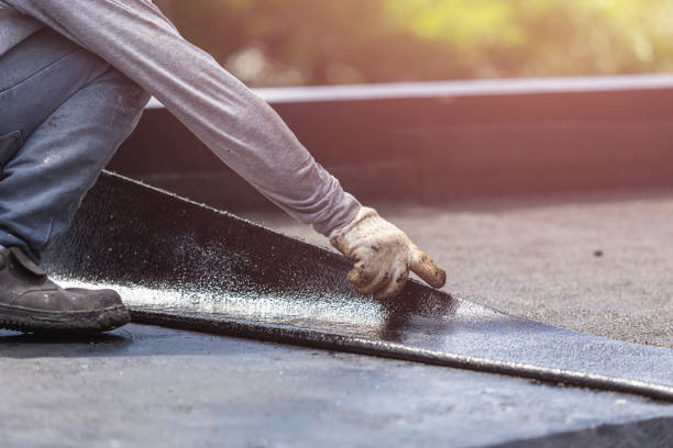 Professional Foundation Crack Repair technician working in Six Lakes, MI